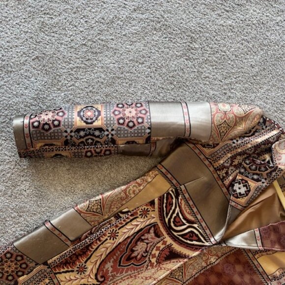 Chico's Patchwork Coat, Size 0 - Picture 6 of 11